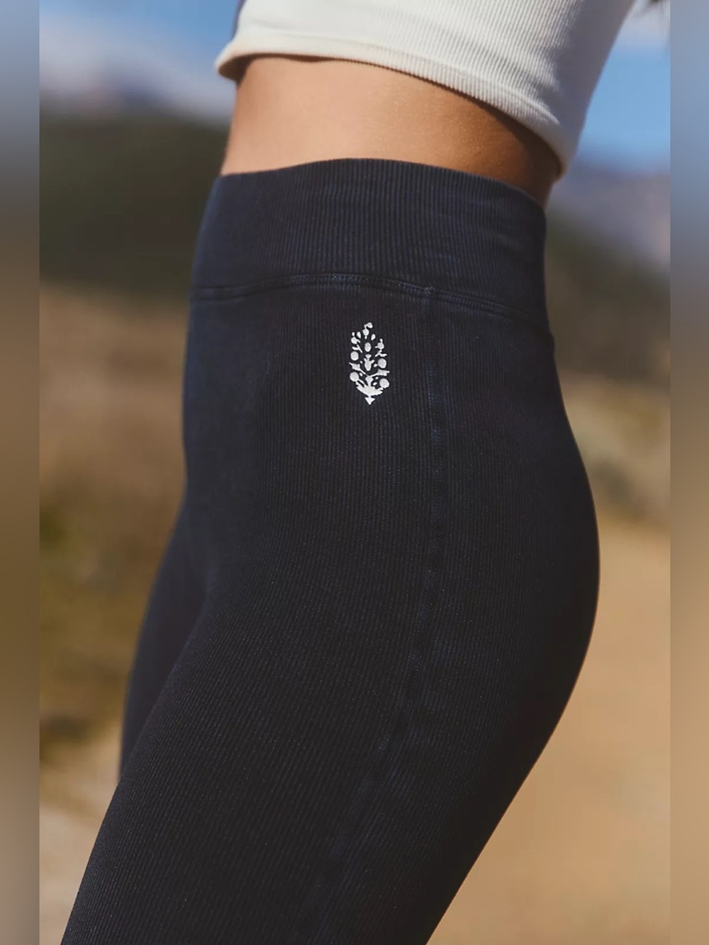 Free People Ribbed Leggings NWT